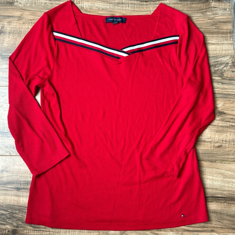 Tommy Hilfiger ~ Red Blouse